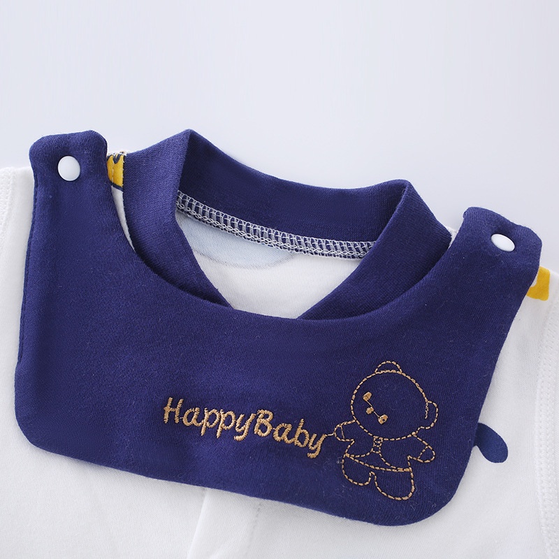 Bộ áo liền quần AMILA in họa tiết hoạt hình dễ thương thoải mái thoáng khí cho bé sơ sinh/ bé trai và bé gái