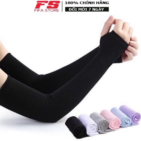 Găng Tay Chống Nắng Xỏ Ngón Nam Nữ Let's Slim Nhiều Màu Chống Tia Uv Lên Tới 99%, Vải Dày Dặn, Co Dãn Đa Chiều