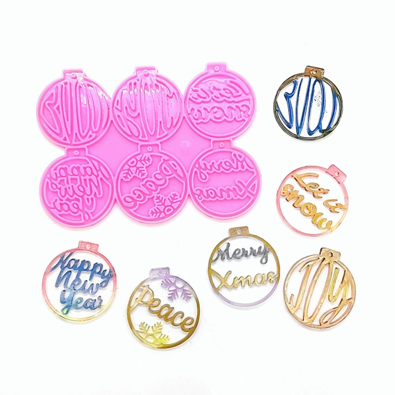 Khuôn Làm Trang Sức Bằng Nhựa Resin Phong Cách Giáng Sinh