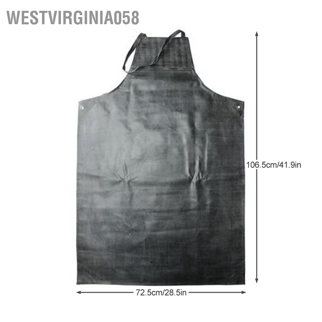 Có thể bán buôn Chống thấm nước 45 ° axit chống dầu Bảo vệ công việc Tạp dề để in nhuộm Nuôi trồng thủy sản Westvirginia058 Hàng giao ngay