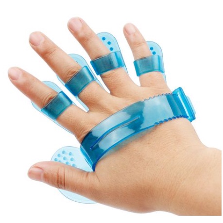 Găng tay tắm xỏ ngón - Găng tay mát xa dành cho chó mèo