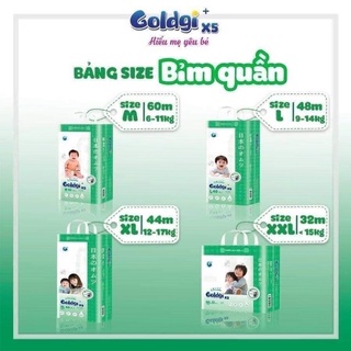 Bỉm Goldgi X5 Nhật