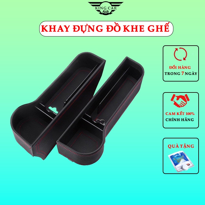 Khay đựng đồ ô tô - khay đựng đồ khe ghế xe hơi tiện dụng chuyên để đồ dùng cá nhân.