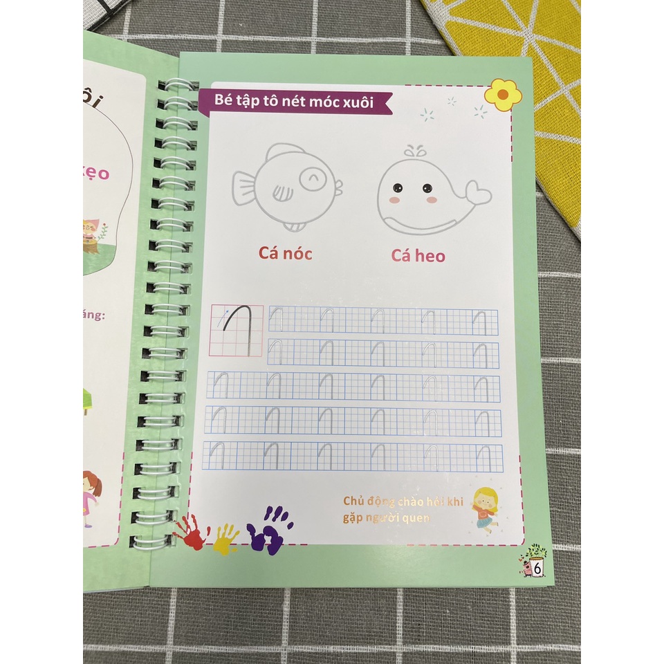 Bộ sách 3 Quyển Luyện Viết Thần Kỳ Tự Xóa Chữ Đẹp - Số Đẹp - Nét Cơ Bản Phiên Bản Chuẩn Tiếng Việt – Thanh Nga
