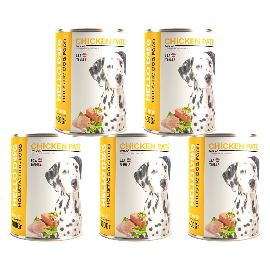 Pate cho cún Hello Dog - Hộp 850g