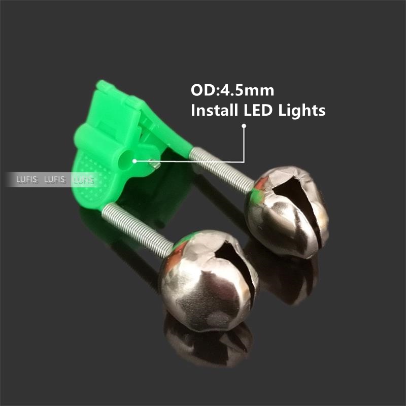 Chuông báo động cá cắn câu có đèn LED