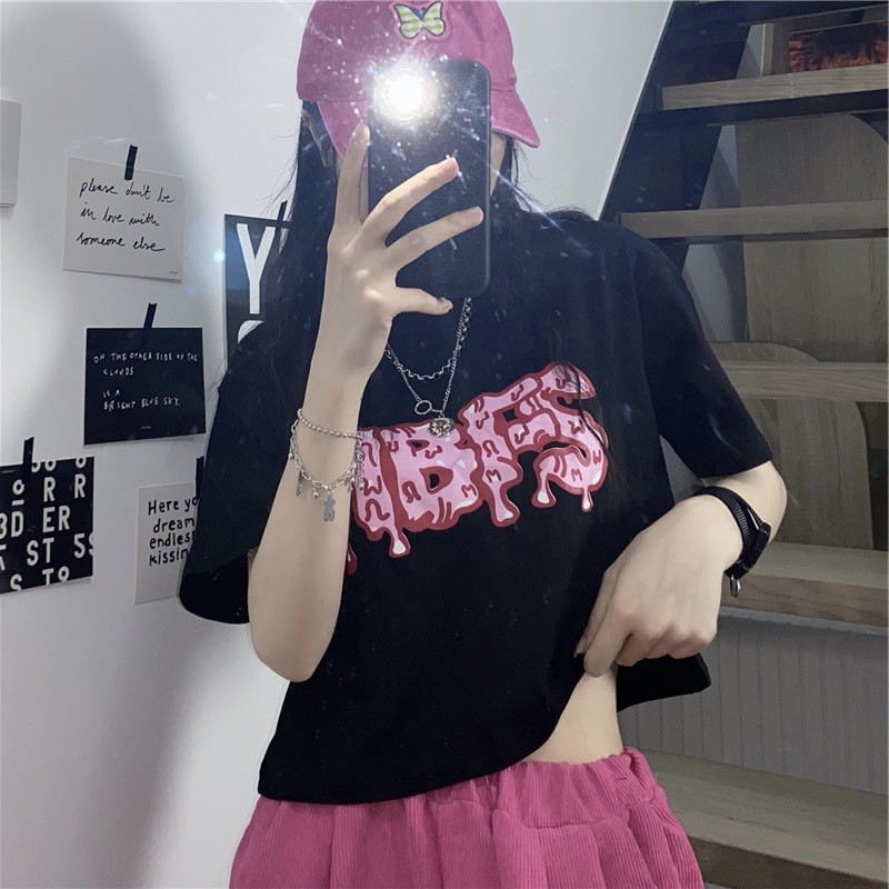 Áo Croptop Cotton 100% nữ form rộng freesize Neko.sg CT02