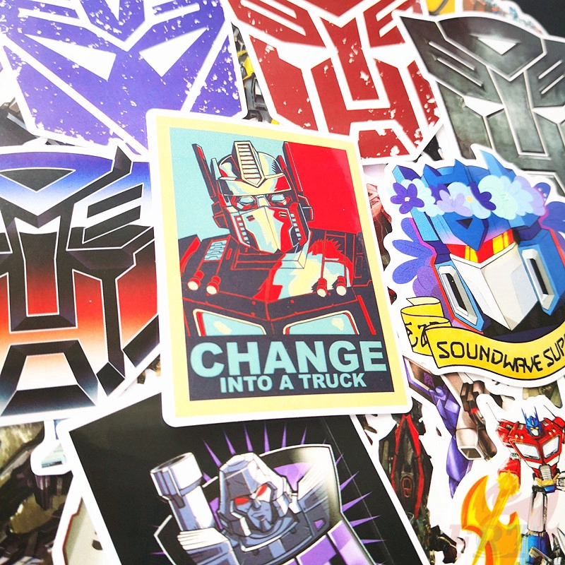 ❉ Transformers - Series 01 Autobots Stickers ❉ 50Pcs/Set Fashion DIY Mixed Decals Doodle Stickers