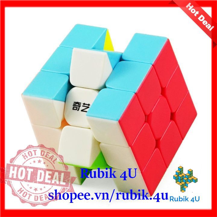 Rubik 3x3x3 QiYi Warrior S - Rubik 3x3 không viền QiYi