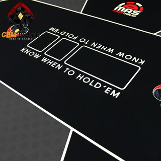 THẢM POKER TEXAS HOLDEM GEM BLACK CAO CẤP