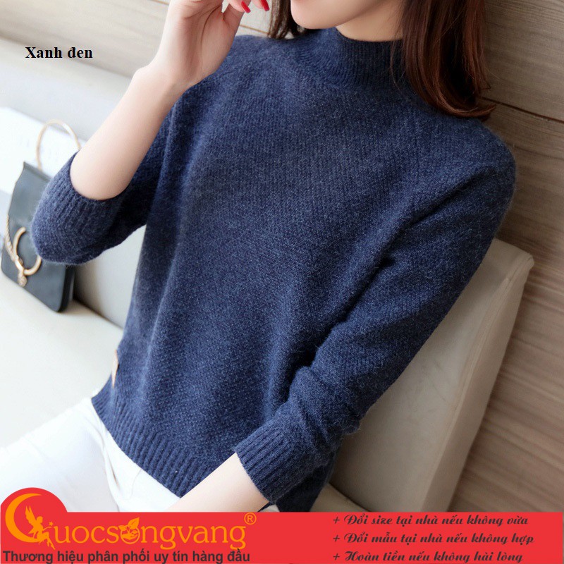 Áo len nữ dài tay áo len kiểu thu đông GLA294 Cuocsongvang