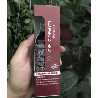 Tinh chất phục hồi tóc hư tổn Keratin Elixir Oil Inebrya - 200ml