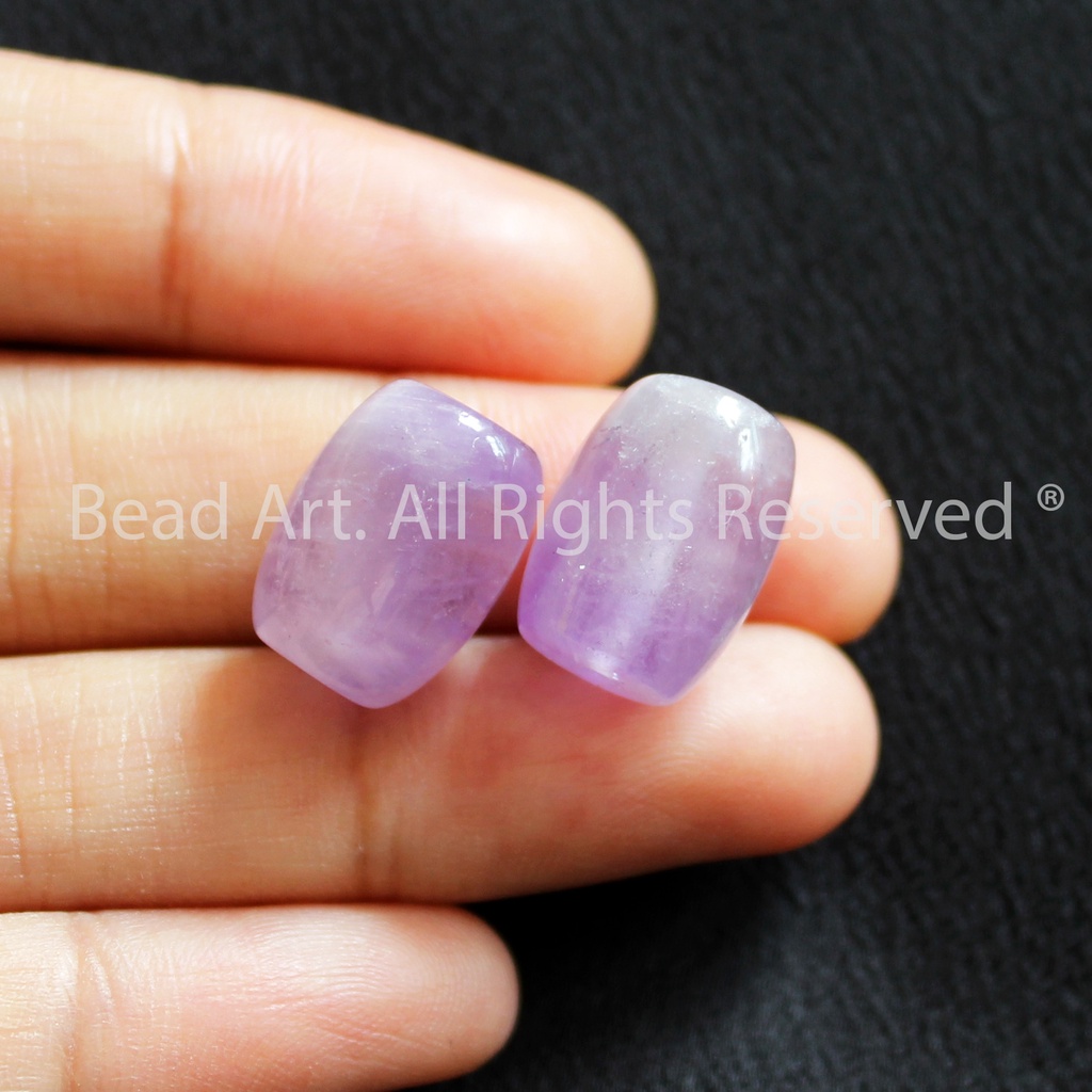 [1 Hạt] Lu Thống T.A Tím 14x10MM, Mệnh Hoả, Thổ, Trang Sức Phong Thuỷ, Chuỗi Hạt S50 - Bead Art