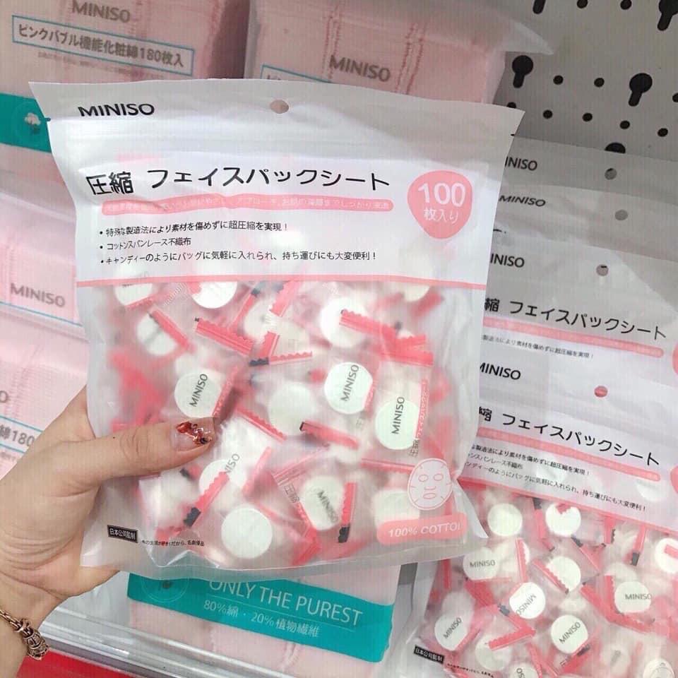 Mặt Nạ Nén Miniso Nhật Bản - LẺ 1 GÓI