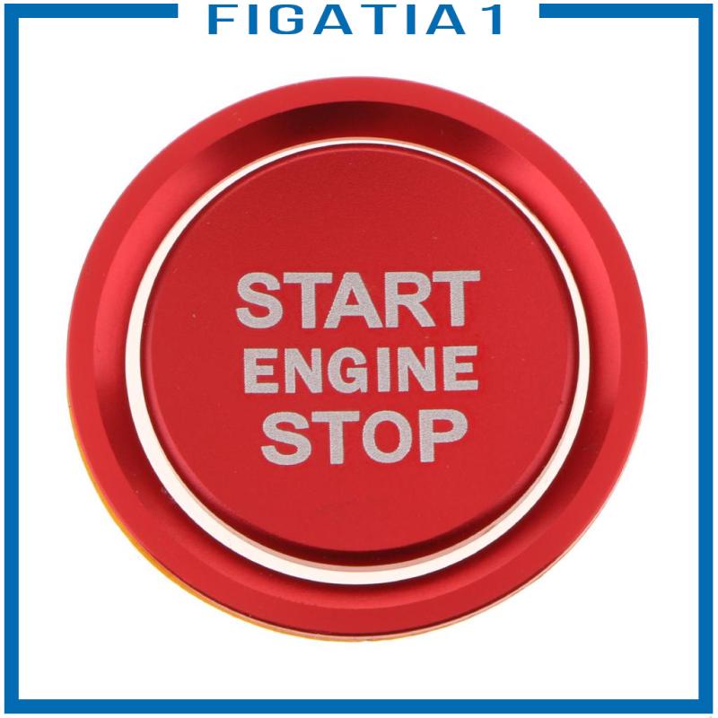 Viền Bọc Nút Nhấn Khởi Động Xe Hơi Màu Đỏ figatia1 Cho Audi A6L A7 C7 Red