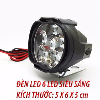 Đèn trợ sáng 6 LED siêu sáng - Led L3C