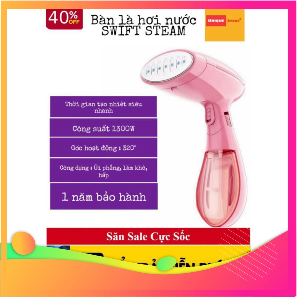 Sale giá sốc -  Bàn Ủi - Bàn Là Hơi Nước Cầm Tay Cao Cấp Sokany SK-3060, Nhỏ Gọn, Tiện Dụng