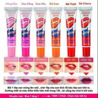 Son săm hàn quốc siêu lì màu