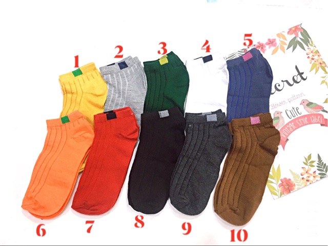 Nhập WAFS1921 giảm 15% tối đa 30k đơn 99k_ Tất Nữ Cổ Ngắn Phong Cách Hàn Quốc LIKANO TAT12
