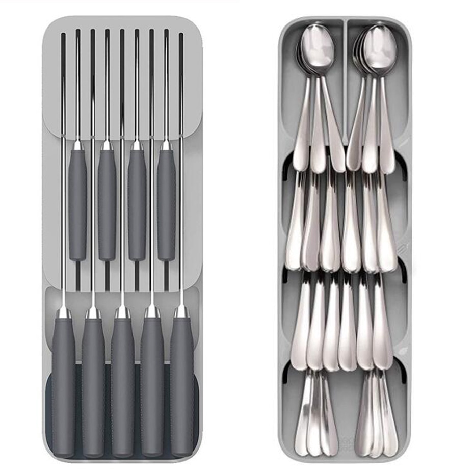 Giá nhựa đựng dao nĩa tiện dụng cho nhà bếp