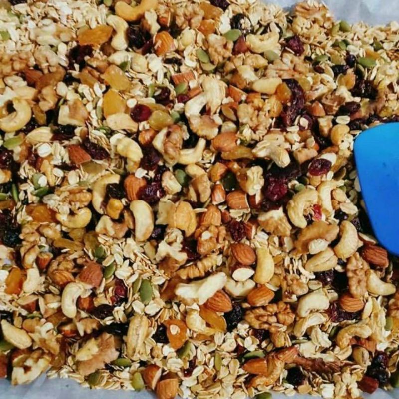 Granola không đường, granola không yến mạch ăn kiêng giảm cân by Natanuts