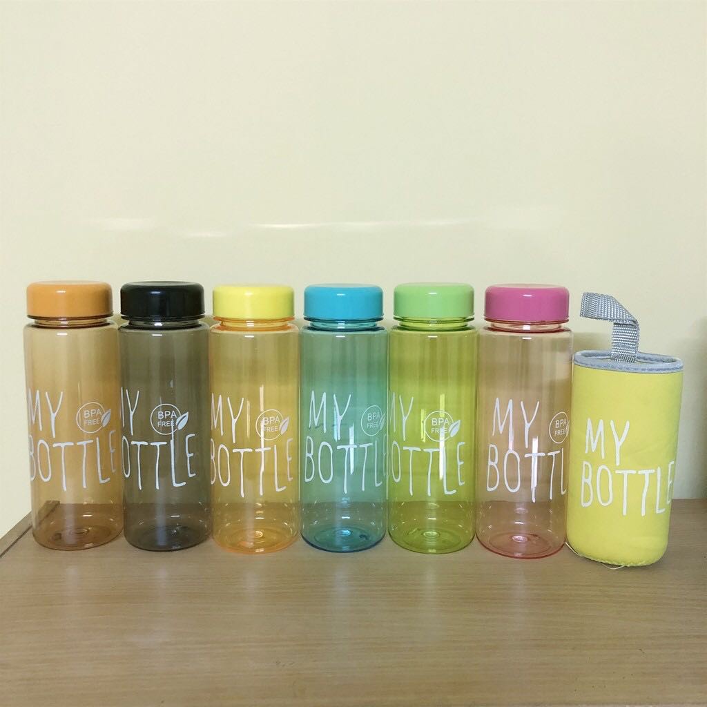 Bình nước nhựa My Bottle 500ml hàng đẹp