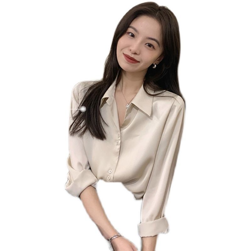 Áo Sơ Mi Tay Dài Thời Trang Cá Tính 164152 Áo Sơ Mi Dáng Rộng Thiết Kế Đơn Giản Dễ Phối Đồ