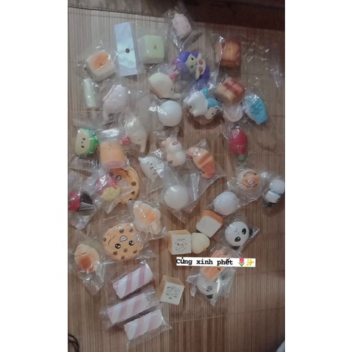 squishy mini nhật ngẫu nhiên nếu lựa mẫu ib nha 🌻✨️