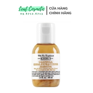Toner Hoa Cúc Kiehl's Calendula Herbal Extract Alcohol-Free 40ml Minisize | Nước Hoa Hồng Kiehls
