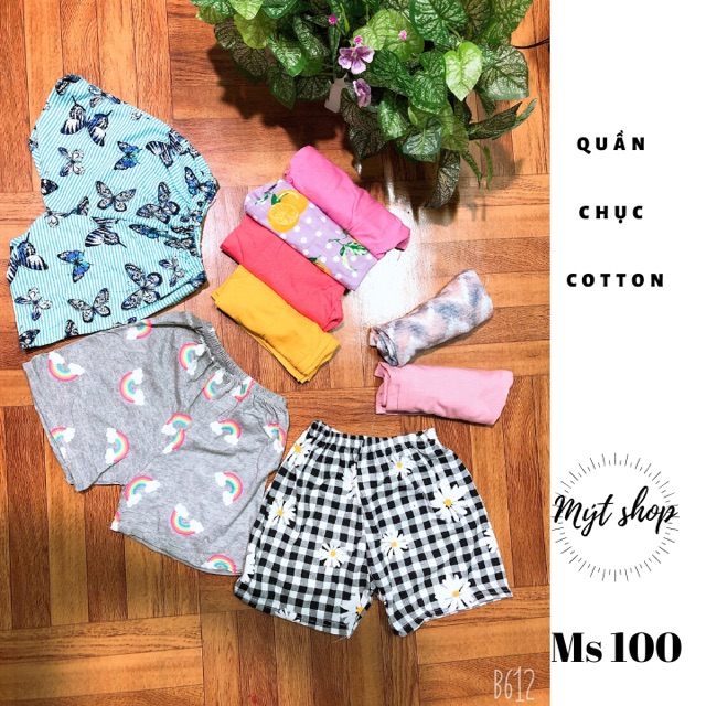 Quần chục cotton MS100 cho bé combo 10 quần