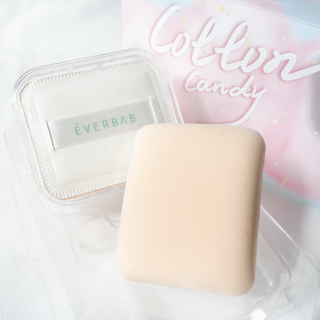 Mút trang điểm Everbab cotton siêu mềm kiểu dáng thời trang màu kẹo cao cấp