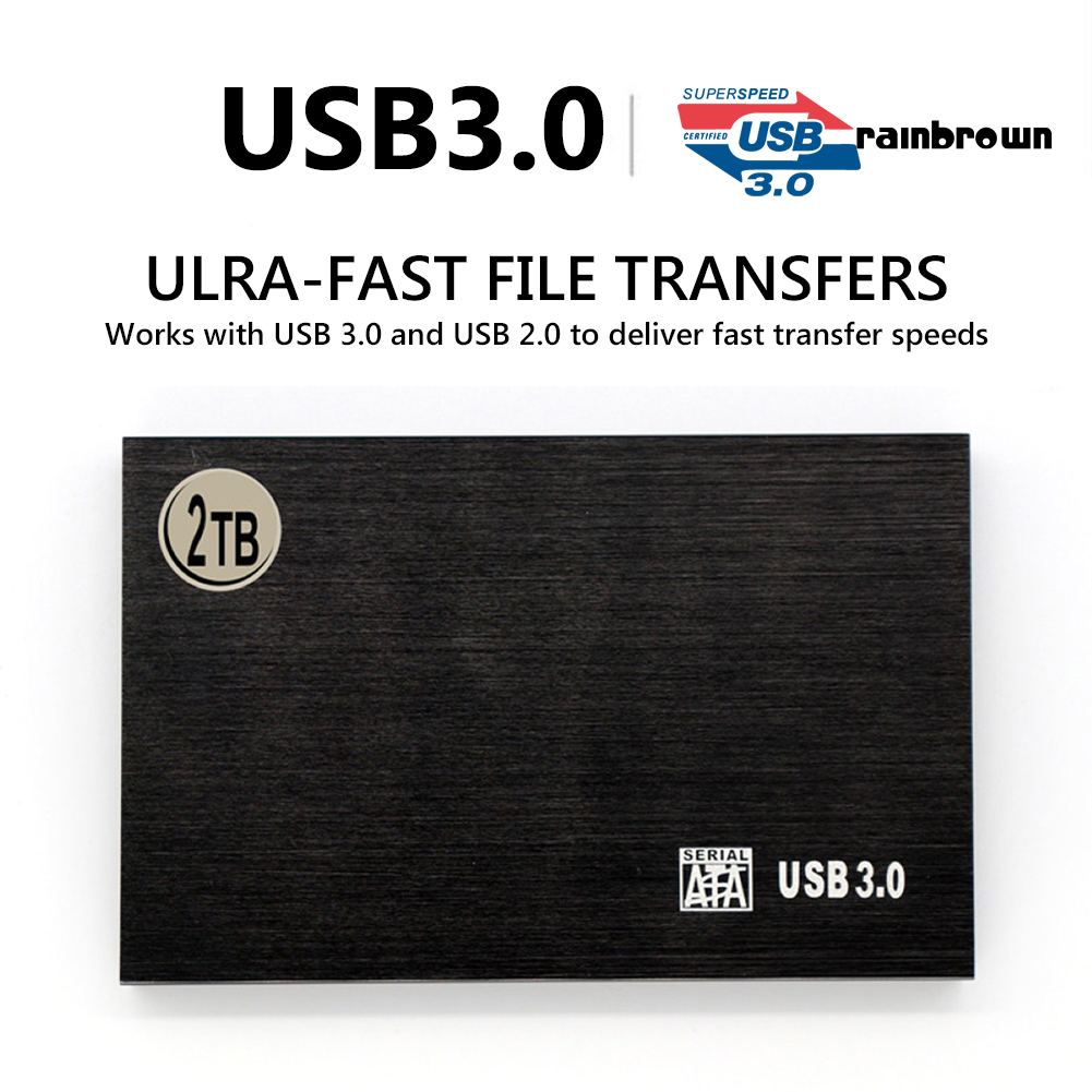 Ổ Cứng Di Động 500g / 1t / 2t Usb 3.0 Hdd 2.5inch Cho Pc / Rxdn / | BigBuy360 - bigbuy360.vn