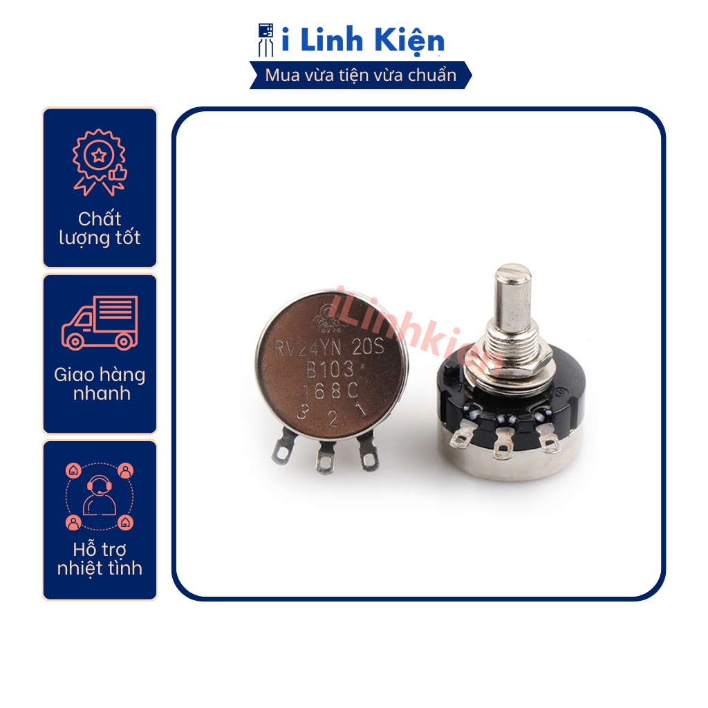 Chiết áp đơn RV24YN 20S TOCOS 1K - 1M chất lượng tốt