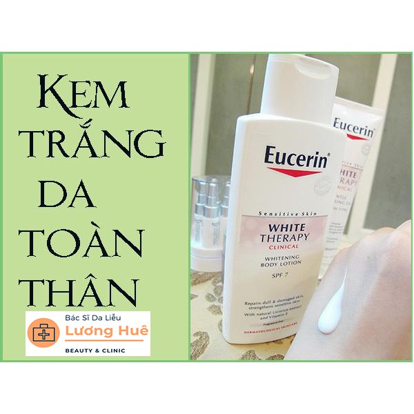 ✔️【Chính hãng】⭐SỮA DƯỠNG THỂ TRẮNG DA - Eucerin White Therapy Whitening Body Lotion SPF 7 250ml