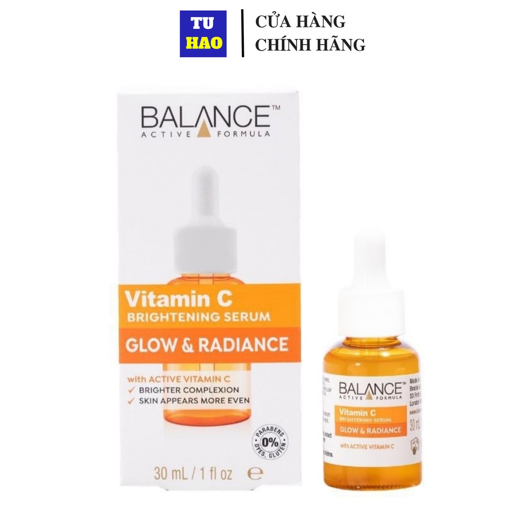 Serum Trắng Da, Mờ Thâm Balance Active Formula Vitamin C Brightening 30ml