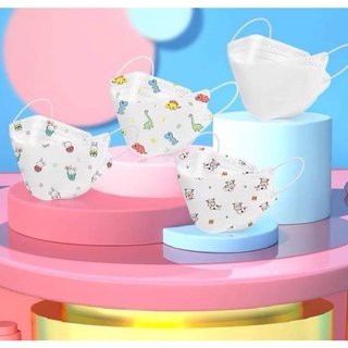 [TÚI 10 CHIẾC] Khẩu Trang 4D TT Mask Hoạ Tiết Đáng Yêu Cho Bé Loại KF94 Phong Cách Hàn Quốc
