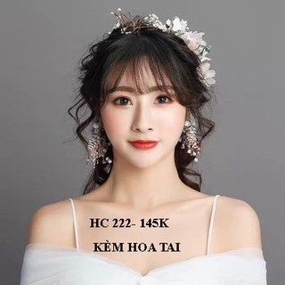 Hoa cài tóc cô dâu ms 222