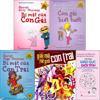 Sách - Combo Giáo Dục Giới Tính Dành Cho Con Gái Và Con Trai (5 cuốn)
