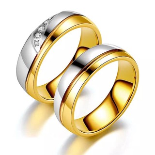Nhẫn Mạ Vàng 99.9% Thời Trang Dành Cho Cặp Đôi-Cc08