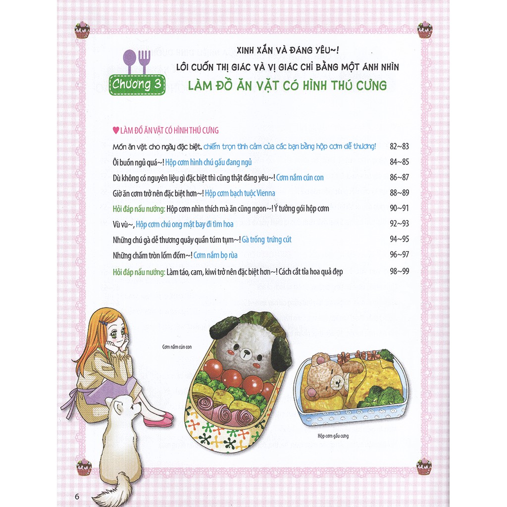 Sách - Pretty girl là con gái - Ngon chảy nước miếng - Snack Recipes