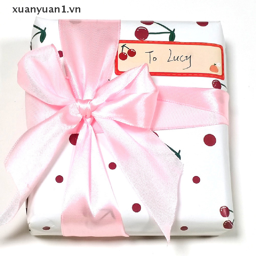 Cuộn 120 Nhãn Dán Ghi Tên Chai Lọ Họa Tiết Hoạt Hình Dễ Thương