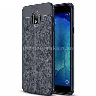 Ốp lưng SamSung Galaxy J6 2018 silicon giả da, chống sốc Auto Focus