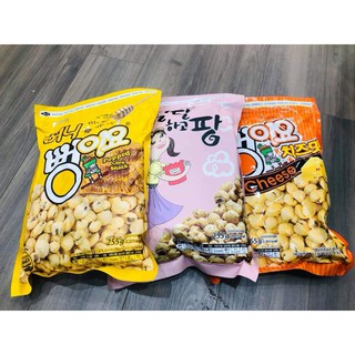 Snack bắp rang bơ Hàn Quốc 255gram (vị mật ong, Phô mai và Caramel) (Date 1/2021)