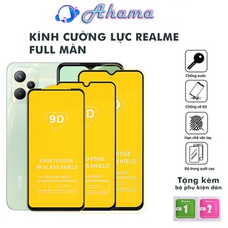 Cường lực Realme C35 C25y C30 C31 C3 C12 C15 C2 C17 C1 X2 Q XT C11 C20 C21y C25 C25s Narzo 20A 30A 50A 50i Q2i Kính [9D]