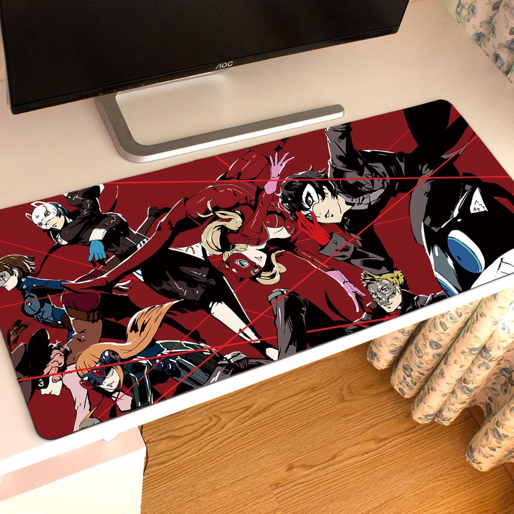 Persona5 Persona5 Persona trò chơi ngoại vi văn phòng miếng lót chuột lớn tùy chỉnh khóa