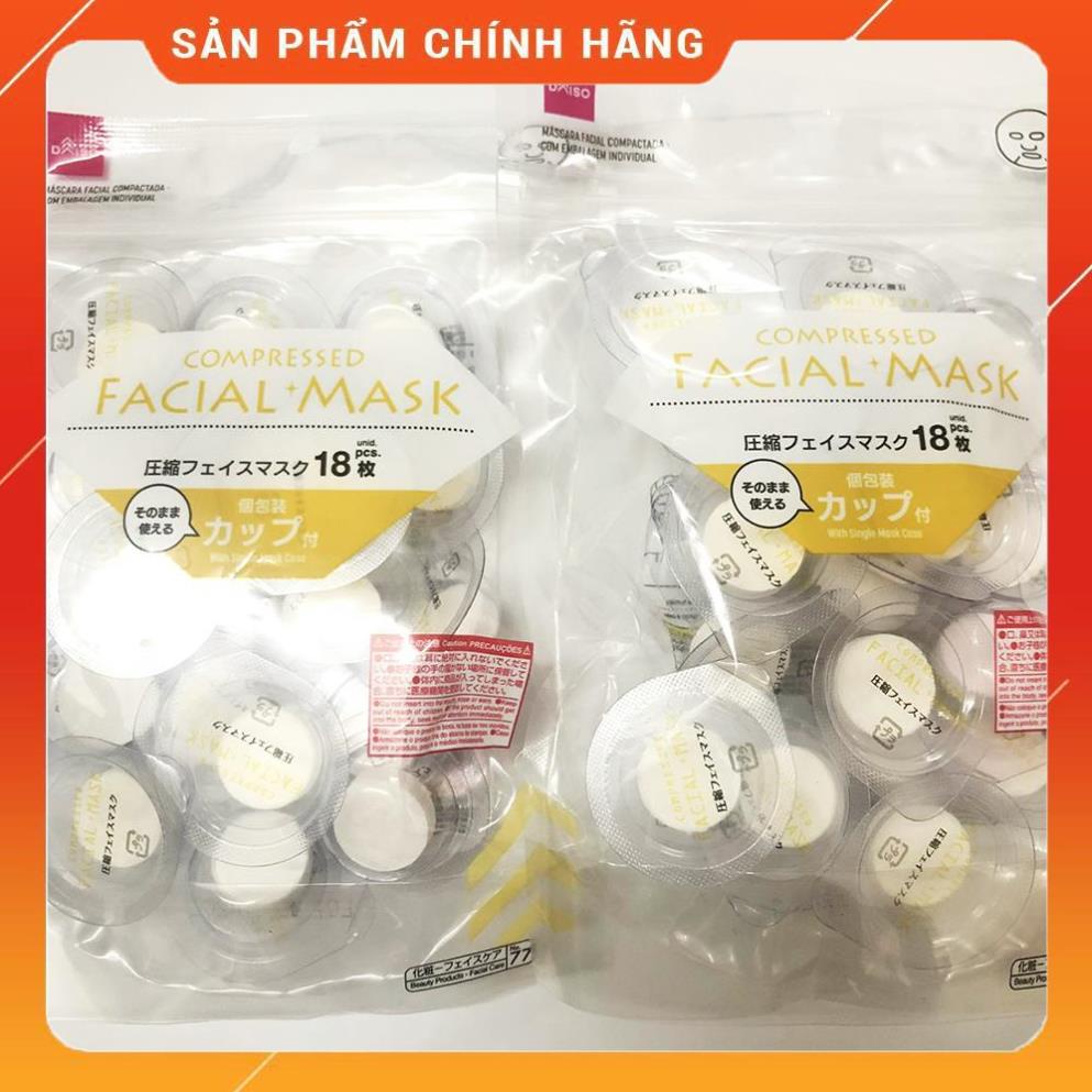 Túi mặt nạ nén Daiso Nhật bản 18 Cái