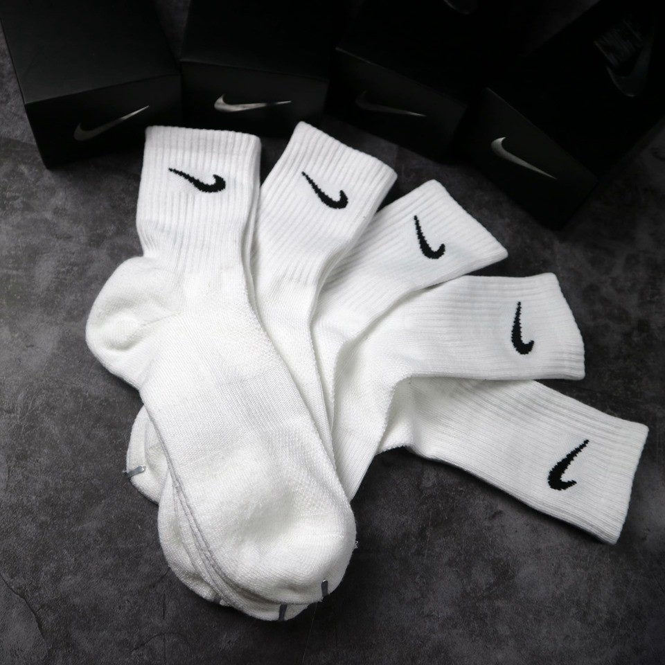 [HÀNG ĐẸP] Tất/Vớ Nike thể thao CỔ CAO, CỔ LỬNG, CỔ THẤP nam nữ hàng siêu đẹp cotton 100% XNK