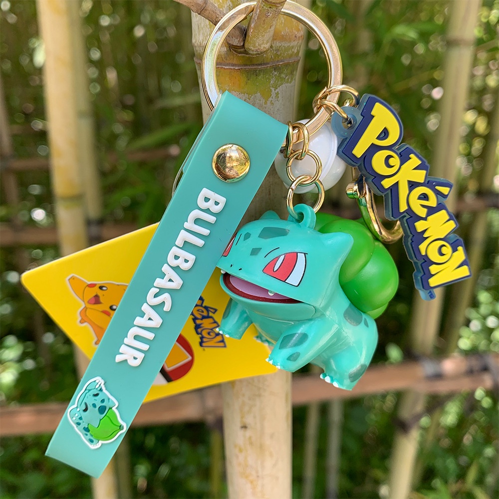 Móc khoá Pokemon xịn sò dễ thương- hàng Trung nội địa cao cấp - Pikachu Psyduck Charmander Squirtle Bulbasaur Jigglypuff