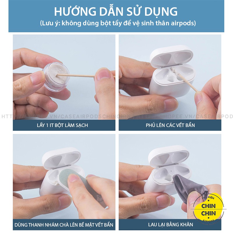 Bộ Vệ Sinh Làm Sạch Tai Nghe Airpods Bộ Bút Vệ Sinh Tai Nghe Airpods