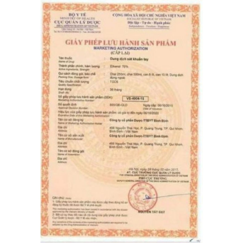 🤲🤲🤲 SÁT KHUẨN TAY BIDIPHAR 500ML | BigBuy360 - bigbuy360.vn